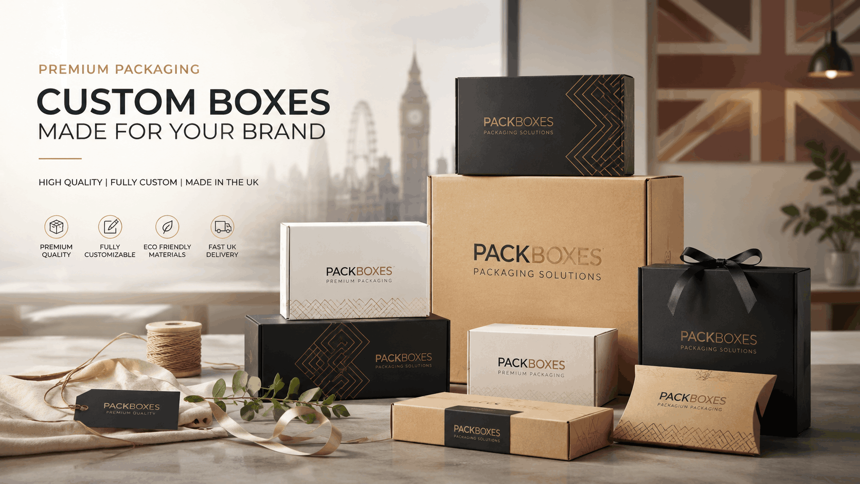Custom Packaging Boxes in UK