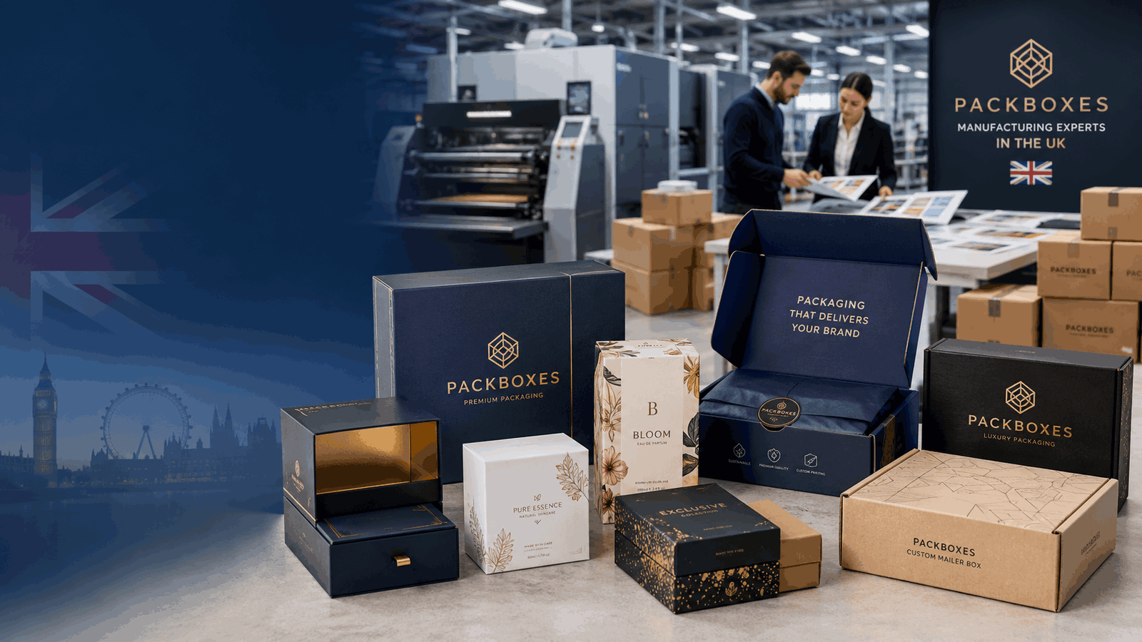 Custom Packaging Boxes in UK
